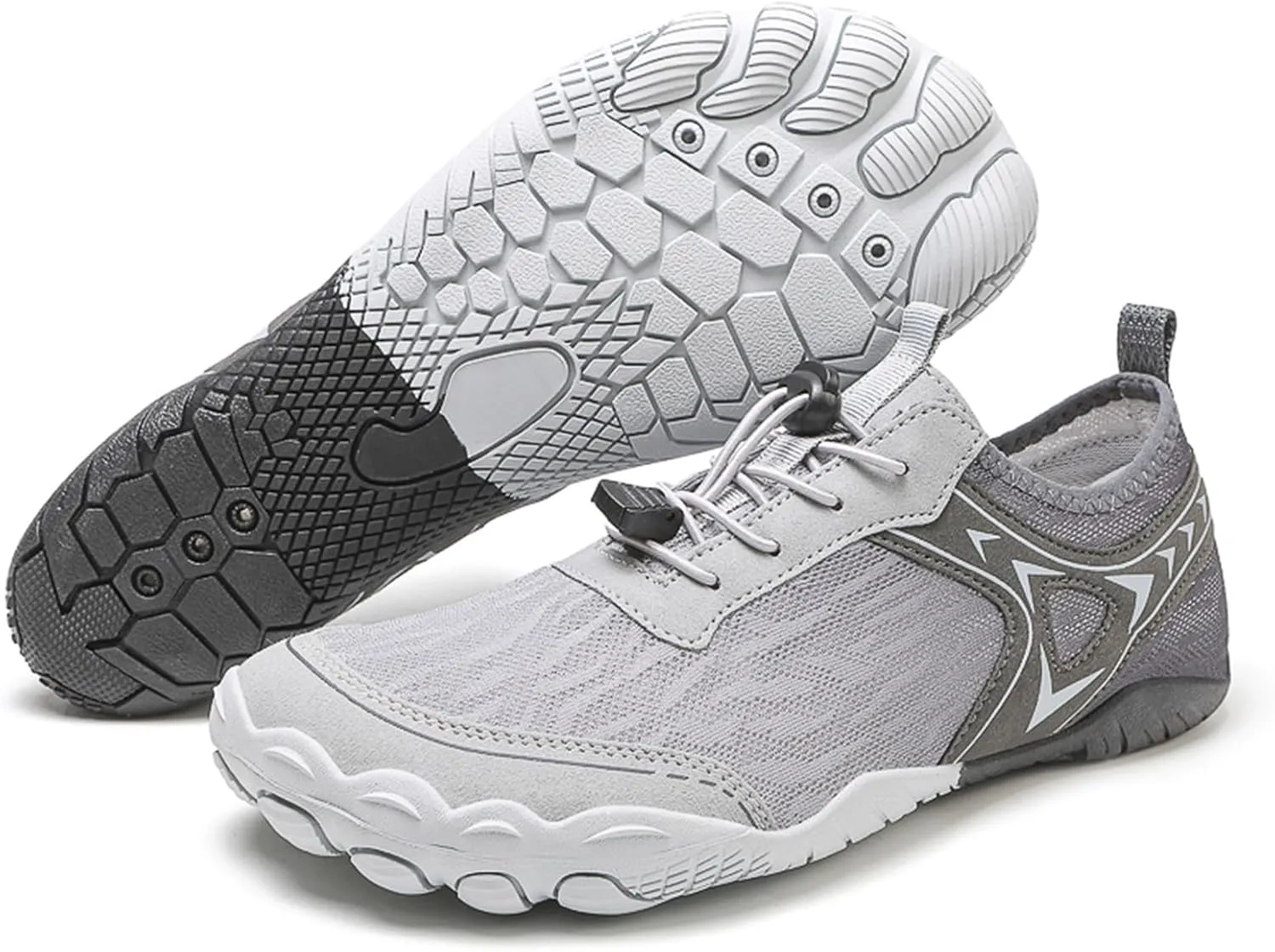 Athletic Hiking Water Shoes for Women Men,Breathable Non-Slip Sports Footwear Outdoor Beach Walking Surfing Running Shoes,Wide Toe Box Neuropathy Footwear Lightweight Swimming Fitness Barefoot Wear