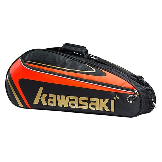 Badminton Bag Single Shoulder Racket Sports Bags With Shoes Bag Can Hold 3-6 Pcs Rackets