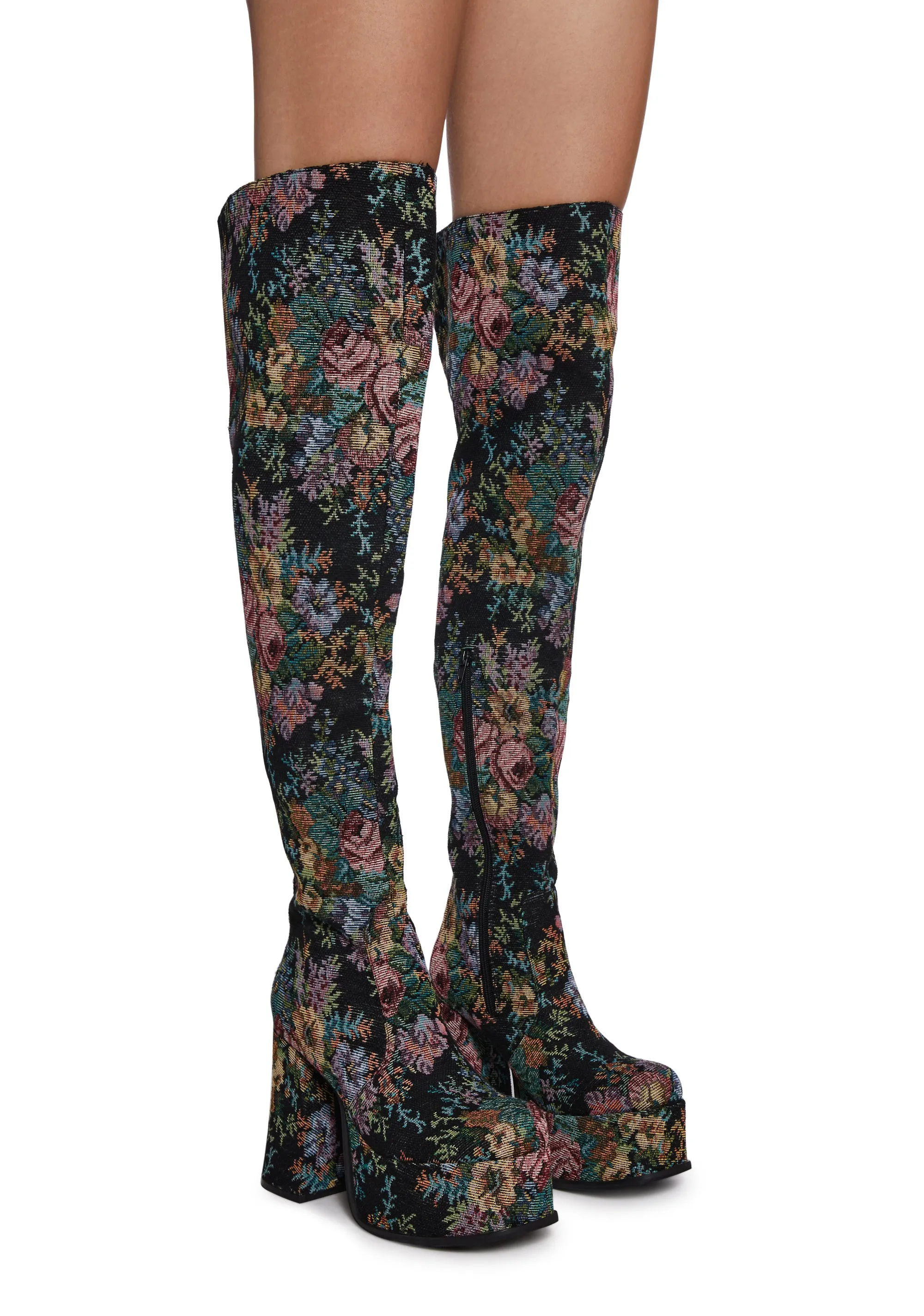 Boheme Garden Thigh High Boots