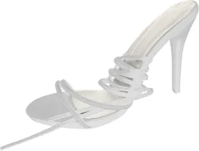 High Stilettos Open Toe Ankle Strap Heels European And Foreign Trade Large Size Fashion Fish Mouth Thin Heel