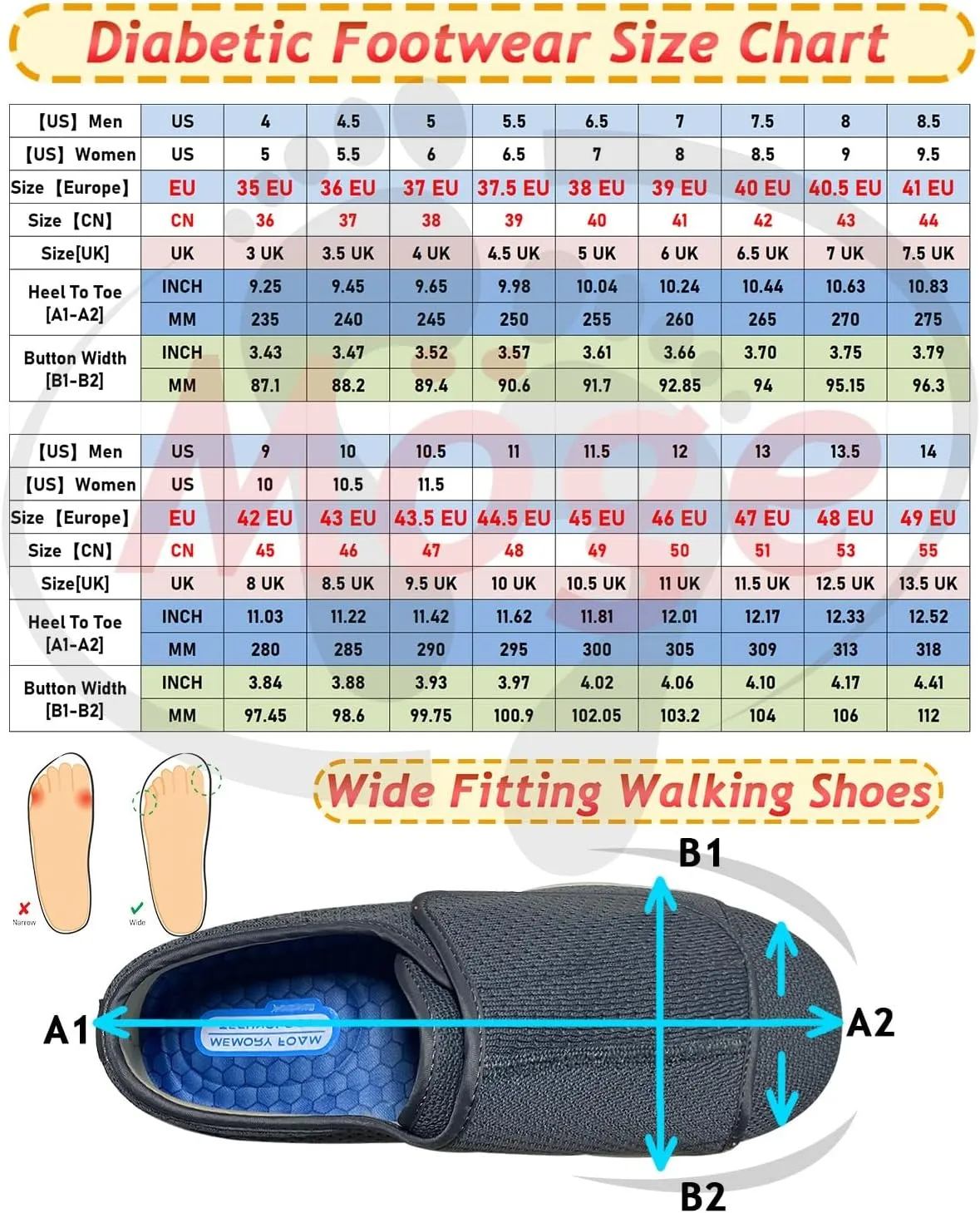Mens Trainers Slip On Wide Fit Touch Fasten Gym Sports Running Sneakers Mens Shoes Lightweight Breathable Mesh Comfortable Gym Sports Tennis Soft Fashion Sneakers