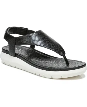 Naturalizer Womens Meghan Thong Sandals Black Size 6.5 Medium F Pair of Shoes