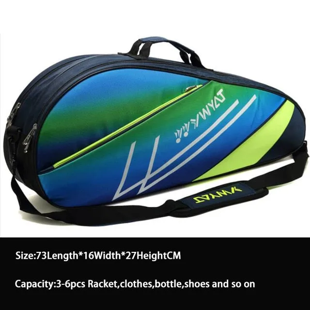 Tennis Backpack Tennis Racket Cover Bag Badminton with Shoes Compartment Thicken Waterproof Raquete Tenis Shoulder Bag Men