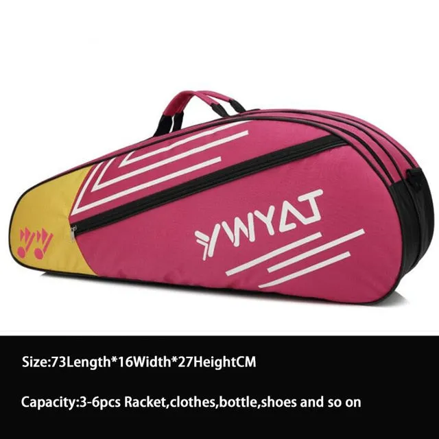 Tennis Backpack Tennis Racket Cover Bag Badminton with Shoes Compartment Thicken Waterproof Raquete Tenis Shoulder Bag Men