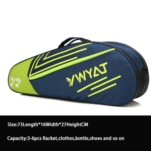 Tennis Backpack Tennis Racket Cover Bag Badminton with Shoes Compartment Thicken Waterproof Raquete Tenis Shoulder Bag Men