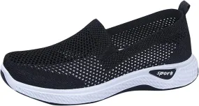 Womens Tennis Shoes Non Slip Running Sneakers Lightweight Breathable Workout Fashion Sport Slip On Walking Shoes