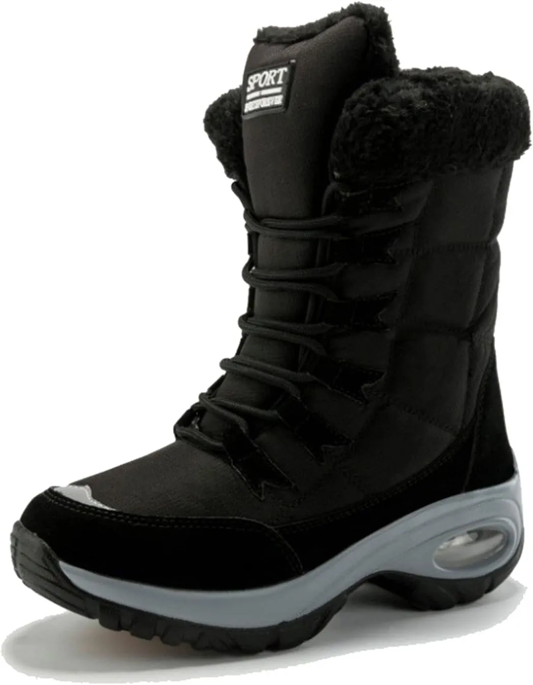 Yytcsjz Womens Snow Boots, Hiking Boots, Thermal Lining Winter Warm Comfy Anti-Slipboots, for Mountaineering, Outdoor Activities, Hiking, Outdoor Sports, Mountaineering Working
